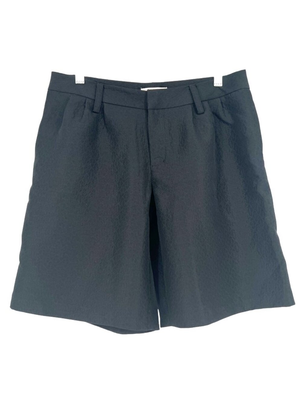 Erin Fetherston Femiinine Classic Preppy Black Textured Dress Shorts Size 9